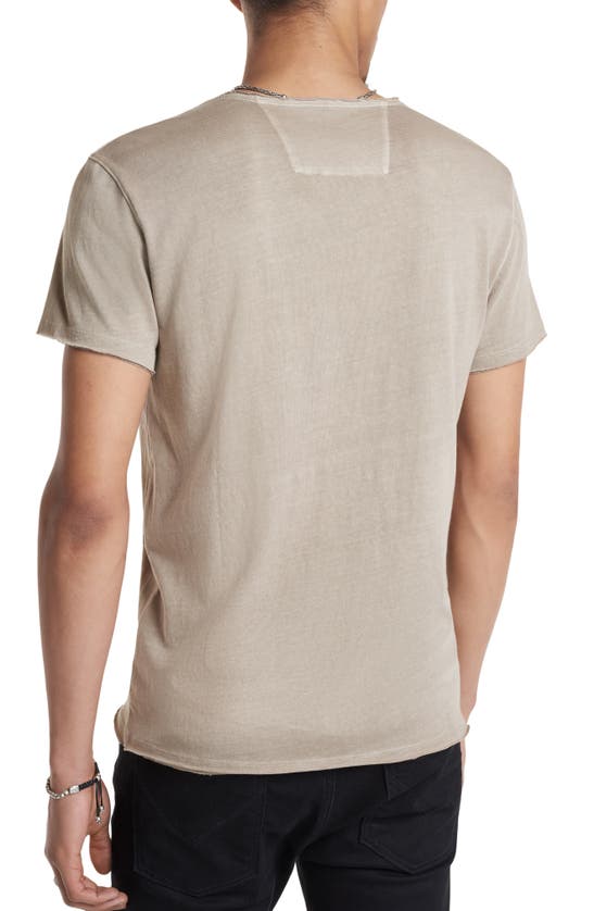 Shop John Varvatos Raw Edge Revolt Graphic T-shirt In Dried Petal