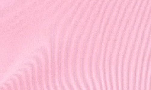 Endless Rose Padded Shoulder Cap Sleeve Knit Minidress In Pink