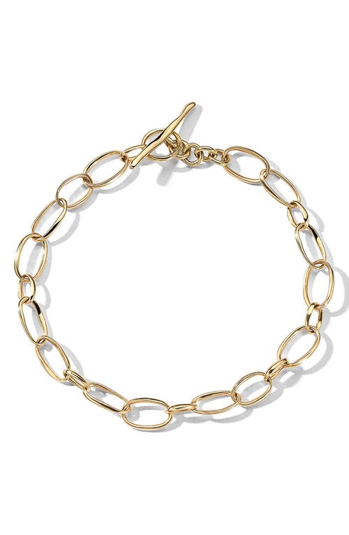 Ippolita Classico Scultura Tiny Link Bracelet in Yellow Gold at Nordstrom, Size 8
