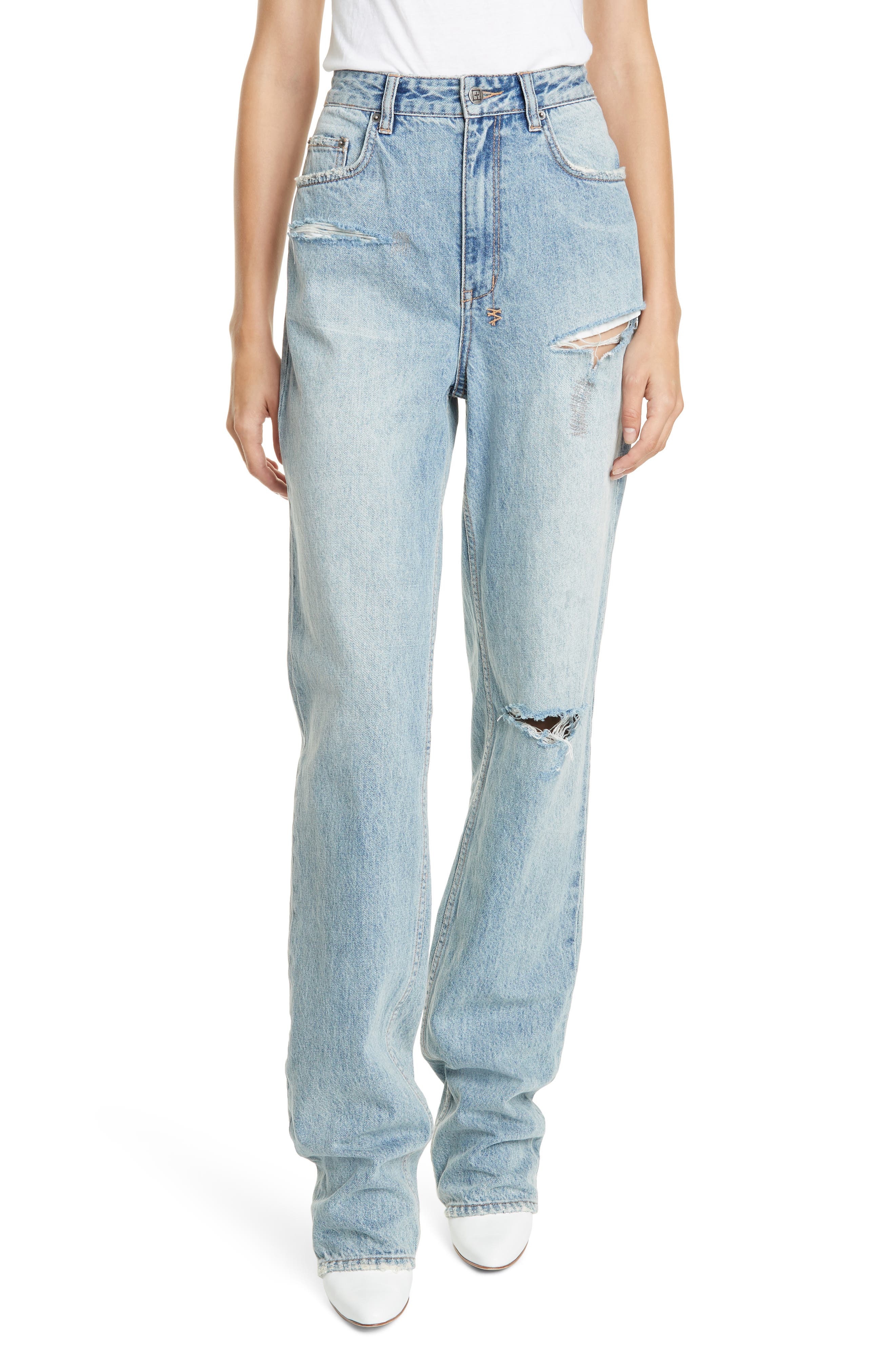 kendall jenner playback jean skream flash trashed blue