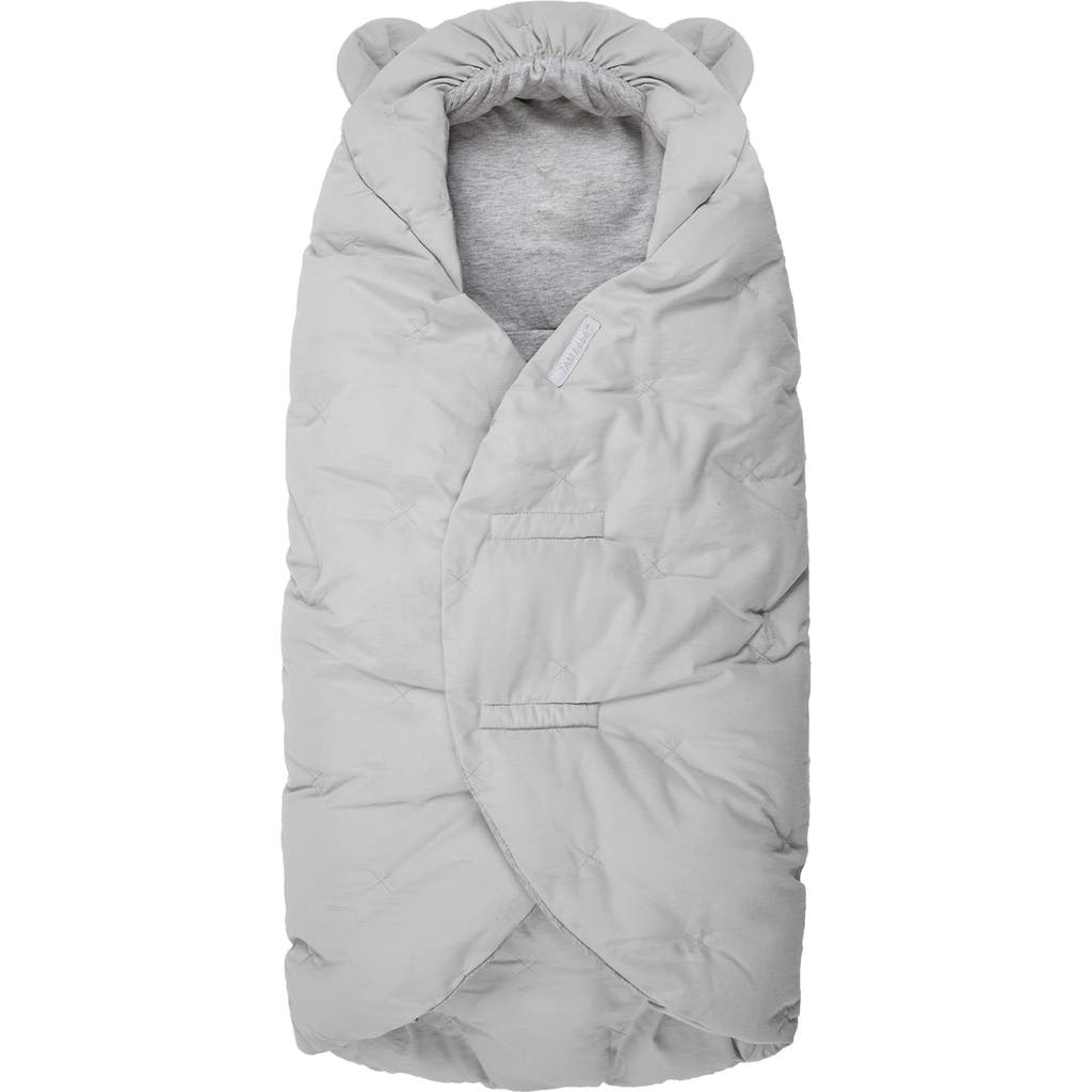 7 A.m. Enfant Nido Teddy Wrap Swaddle In Pearl Grey