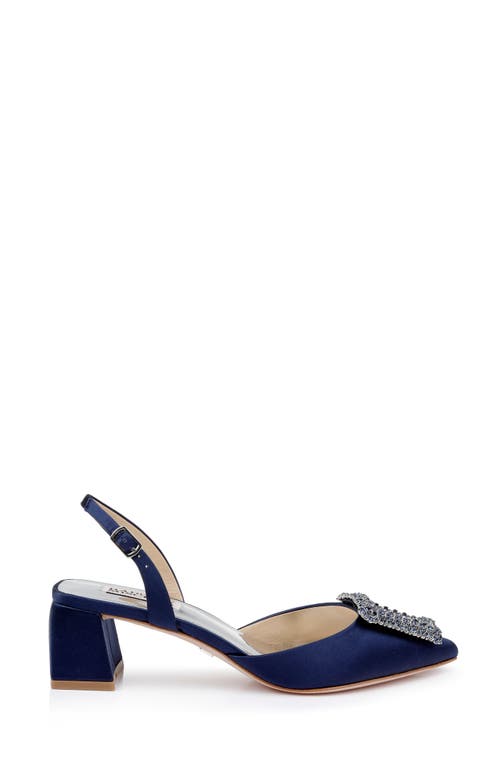 BADGLEY MISCHKA BADGLEY MISCHKA COLLECTION EMMIE POINTED TOE SLINGBACK PUMP 