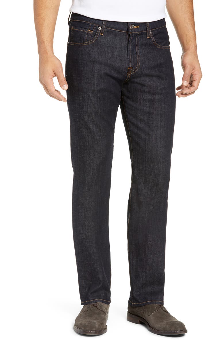 7 For All Mankind® Carsen Straight Fit Jeans (Dark & Clean) | Nordstrom