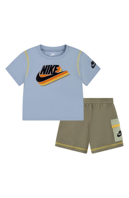 Nike Swoosh Graphic T-Shirt & Knit Cargo Shorts Set at Nordstrom,