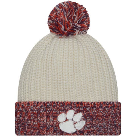 Women's Cincinnati Bengals New Era Cream 2022 Sideline Cuffed Knit Hat