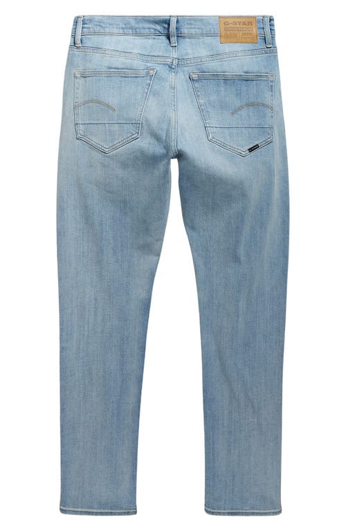 Shop G-star 3301 Slim Fit Jeans In Sun Faded Mirage Blue