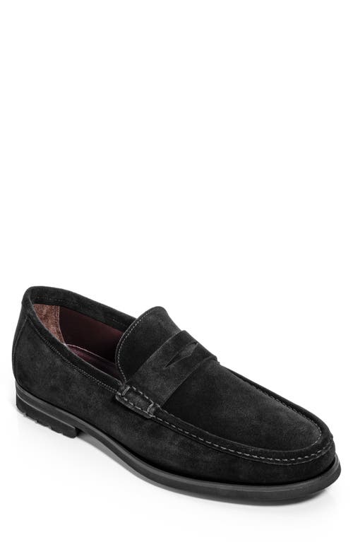 TO BOOT NEW YORK Belfast Lugged Penny Loafer in Softy Nero 