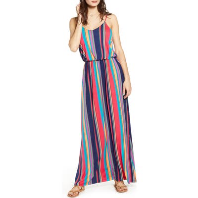 All In Favor Knit Maxi Dress, Coral
