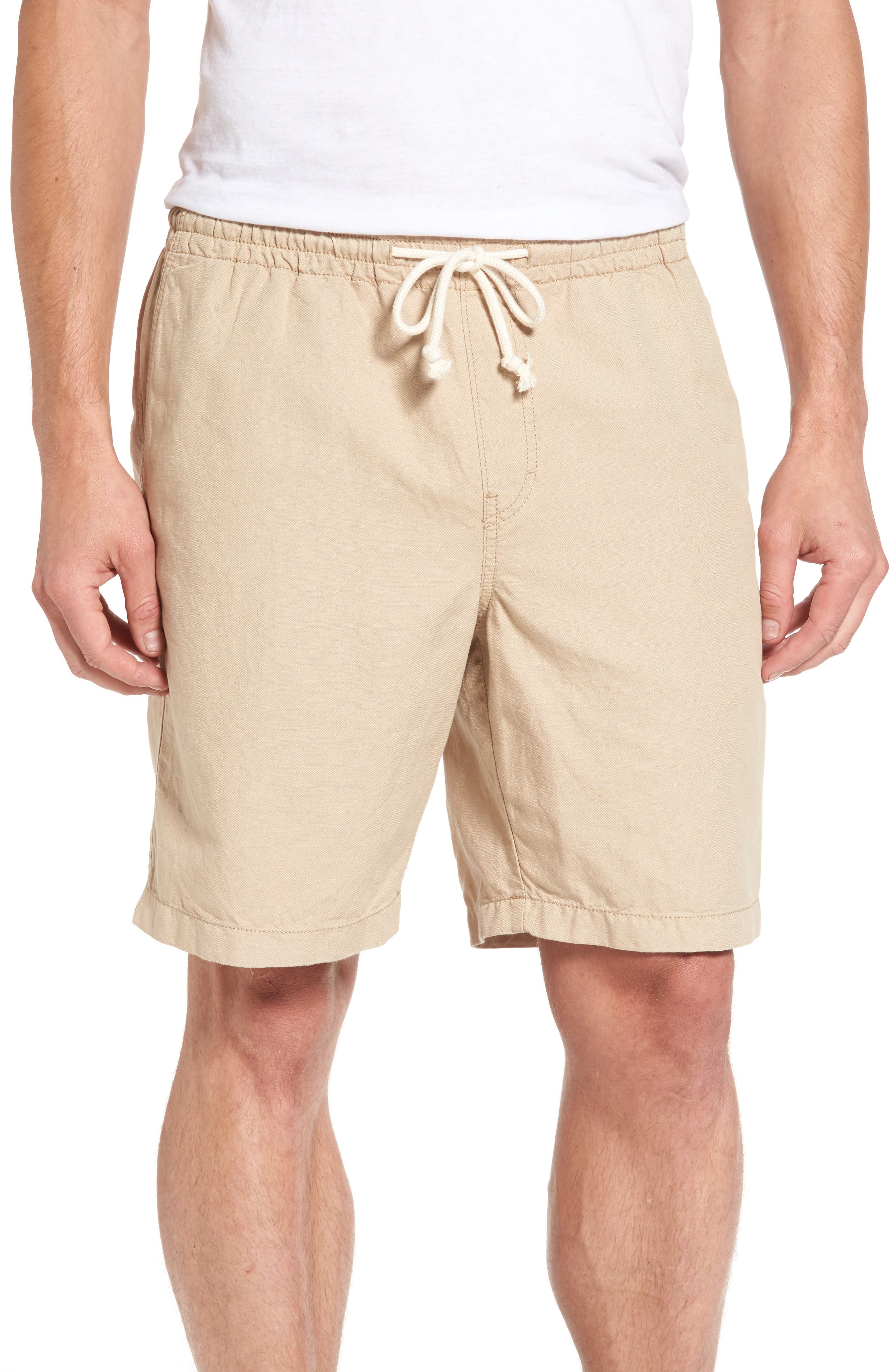Nordstrom Men's Shop Cotton & Linen Blend Shorts Nordstrom
