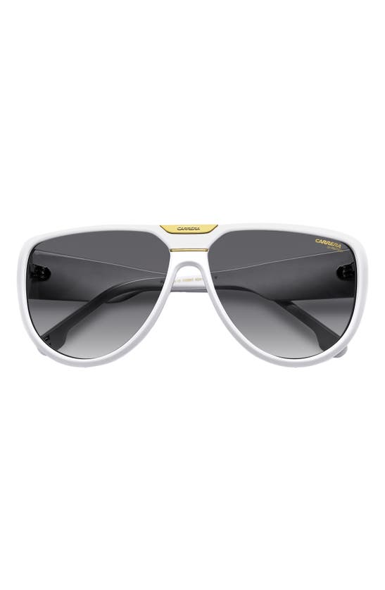 Shop Carrera Eyewear 62mm Oversize Round Sunglasses In White
