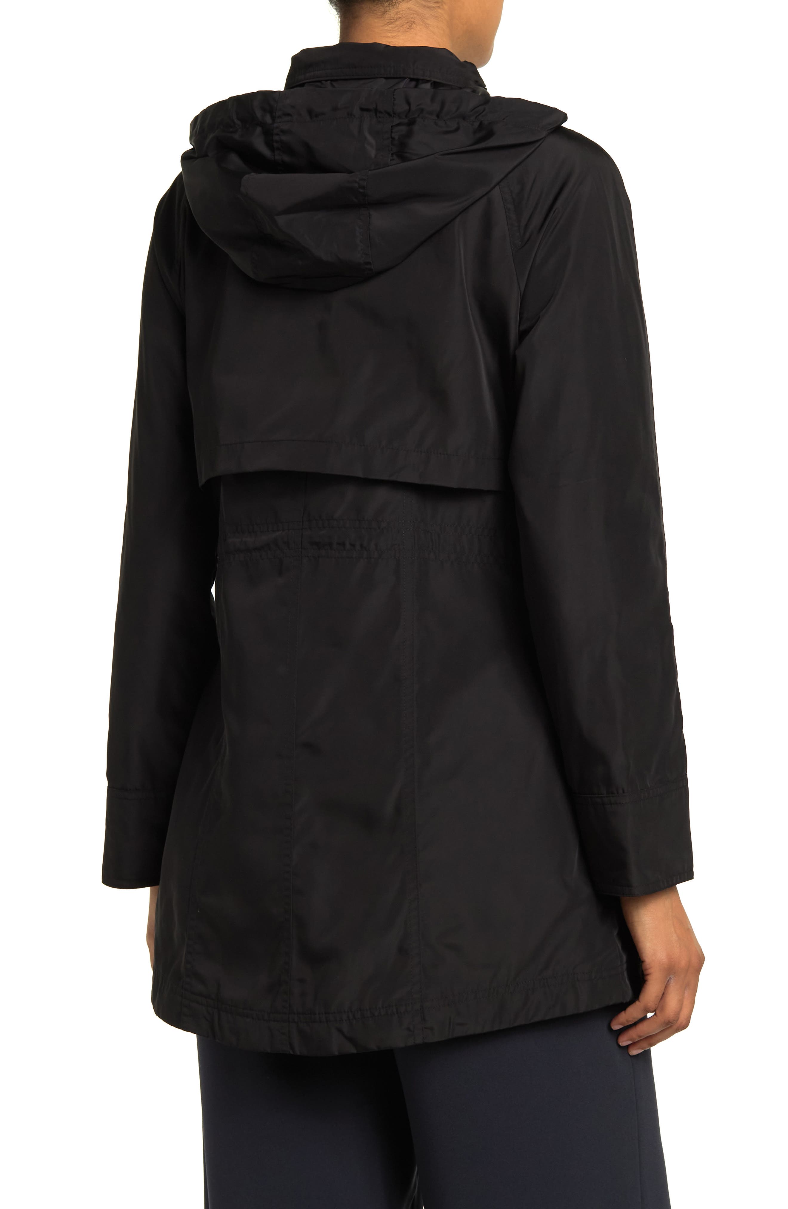 michael kors black waterproof coat