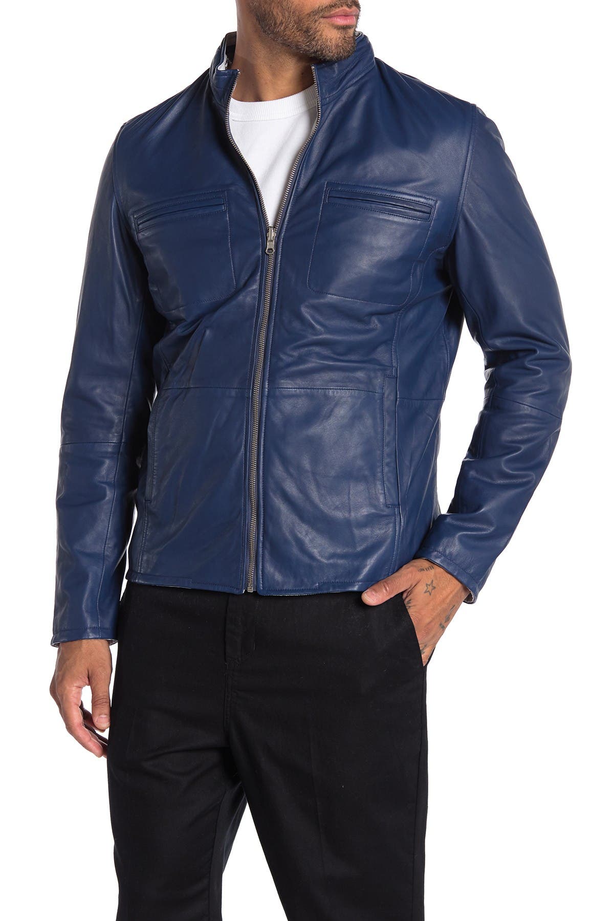 Hudson Reversible Leather Jacket 