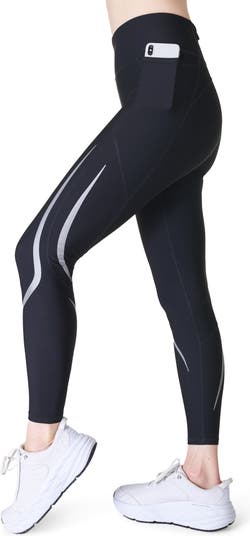 Pockets For Women - Sweaty Betty Zero Gravity High-Waisted Running Leggings,  Grey, Women's