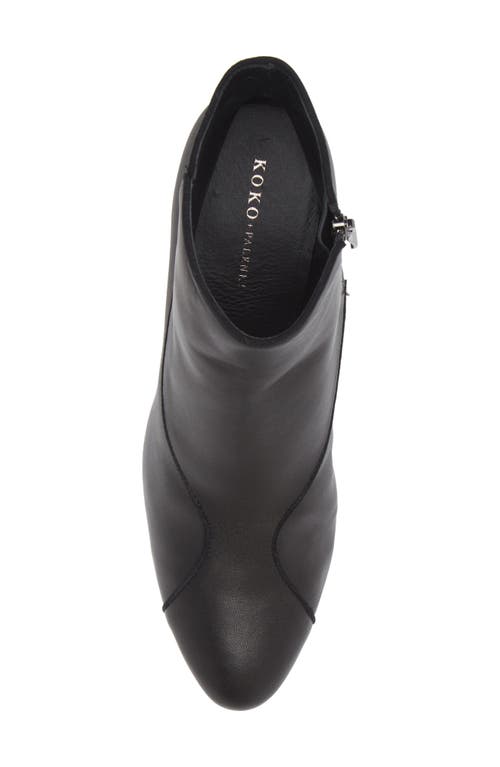 Shop Koko + Palenki Thrive Bootie In Black Leather