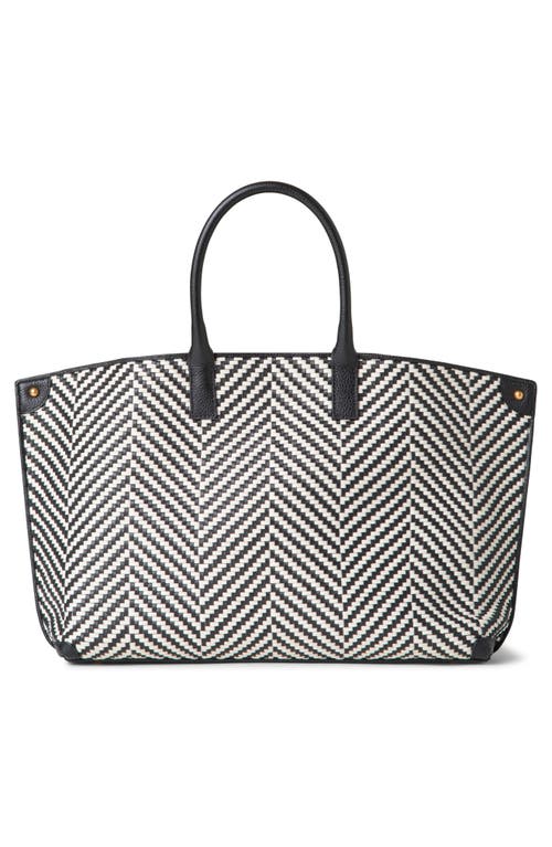 AKRIS AKRIS SMALL AI WOVEN LEATHER SHOULDER BAG