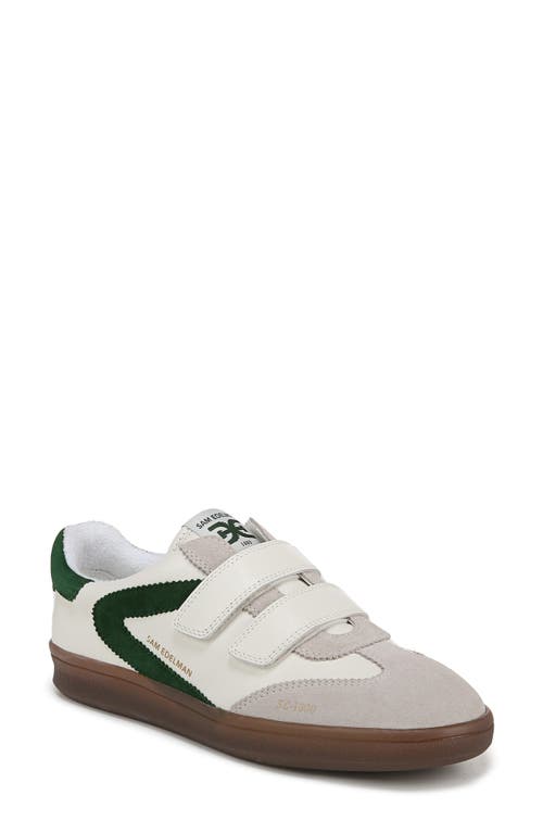 Shop Sam Edelman Talia Sneaker In Optic White/bright Pine