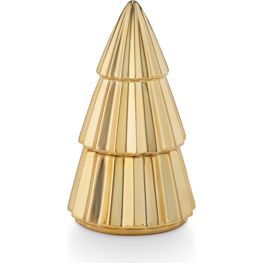 ILLUME® Mulled Cider Gilded Tree Candle in Gold