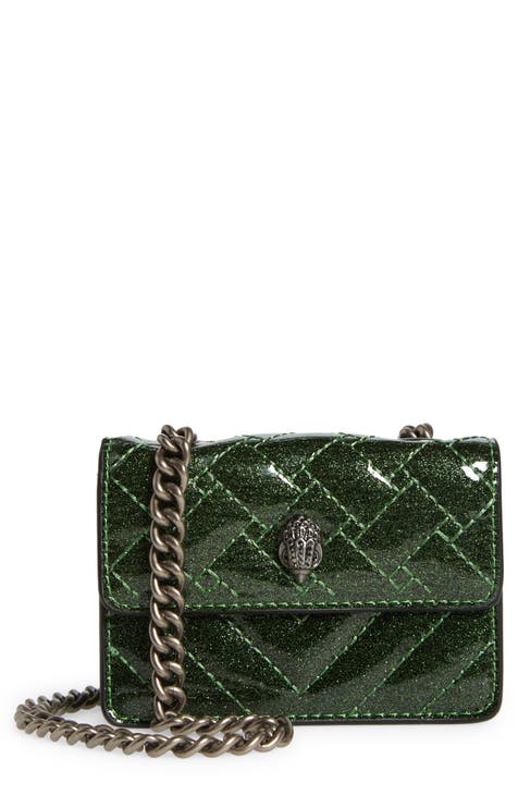 Women's Green Luxury Crossbody Micro Bag