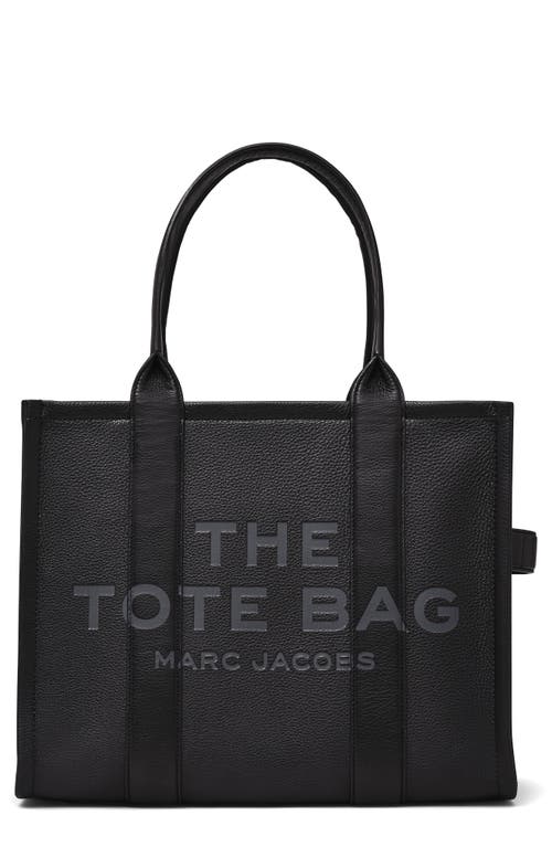 Marc Jacobs The Large Leather Tote Bag in Black at Nordstrom