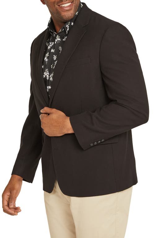 Shop Johnny Bigg Rafferty Solid Textured Stretch Sport Coat In Black