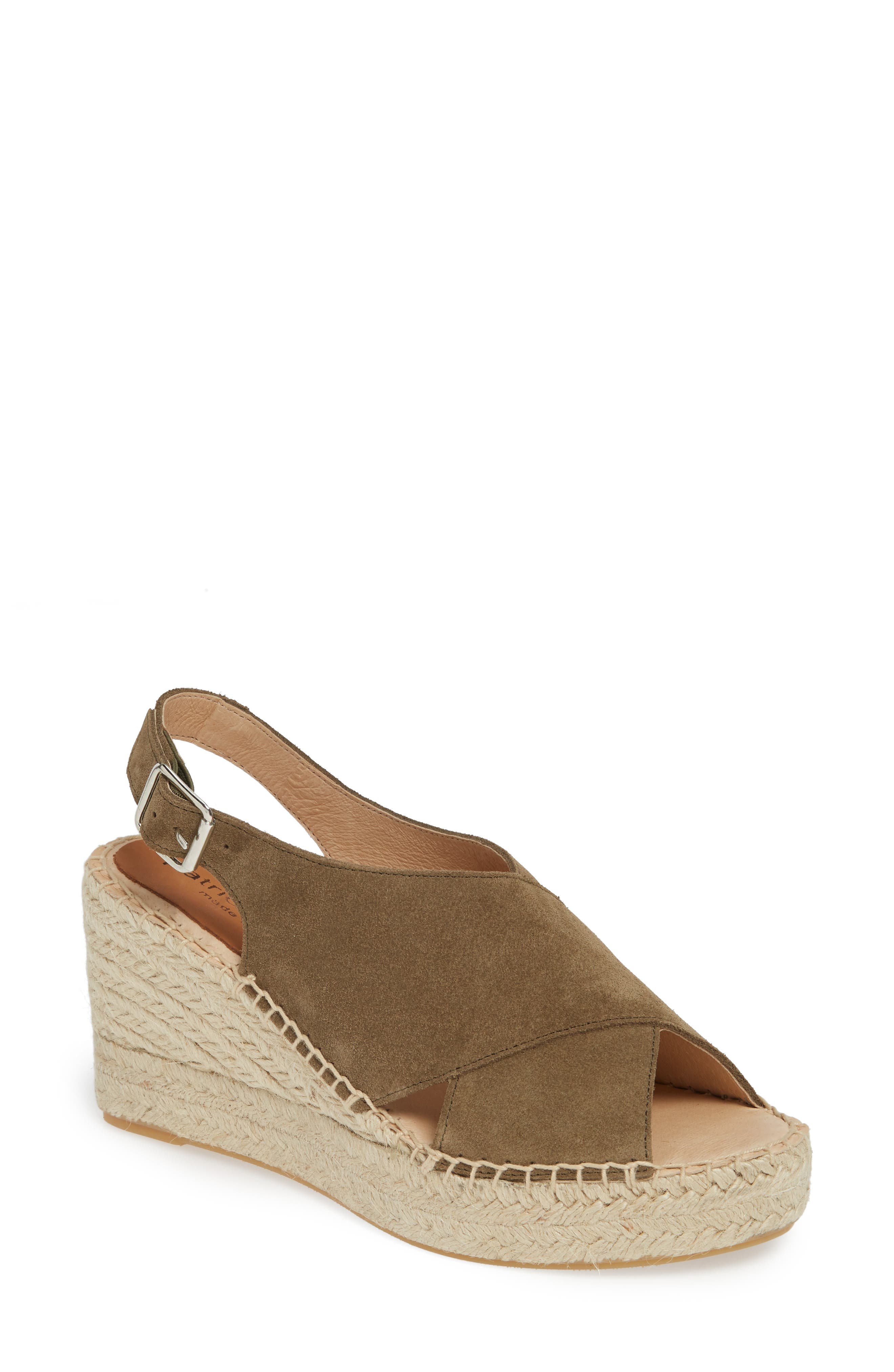 Patricia Green Madeline Espadrille Wedge Sandal, Brown