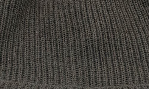 Portolano Merino Wool Rib Cuff Beanie In Saturn Brown
