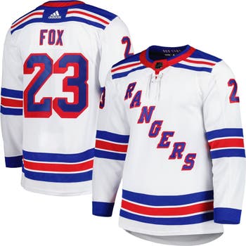 Men's New York Rangers Adam Fox adidas White Home Primegreen Authentic Pro  Player Jersey