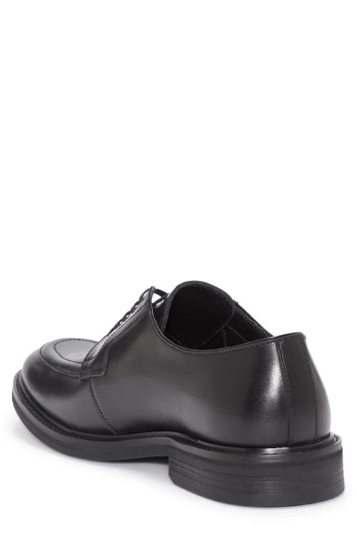 Shop Vince Camuto Blythe Derby In Black Wax Leather