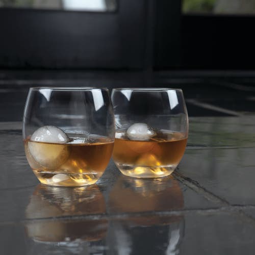 Shop Viski Glacier 4-piece Ice Sphere Mold And Tumbler Set In Clear