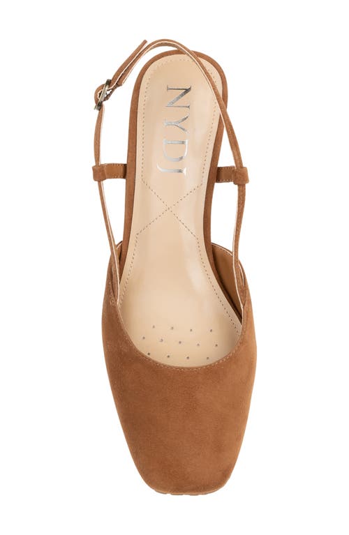 Shop Nydj Samson Slingback Pump In Cognac