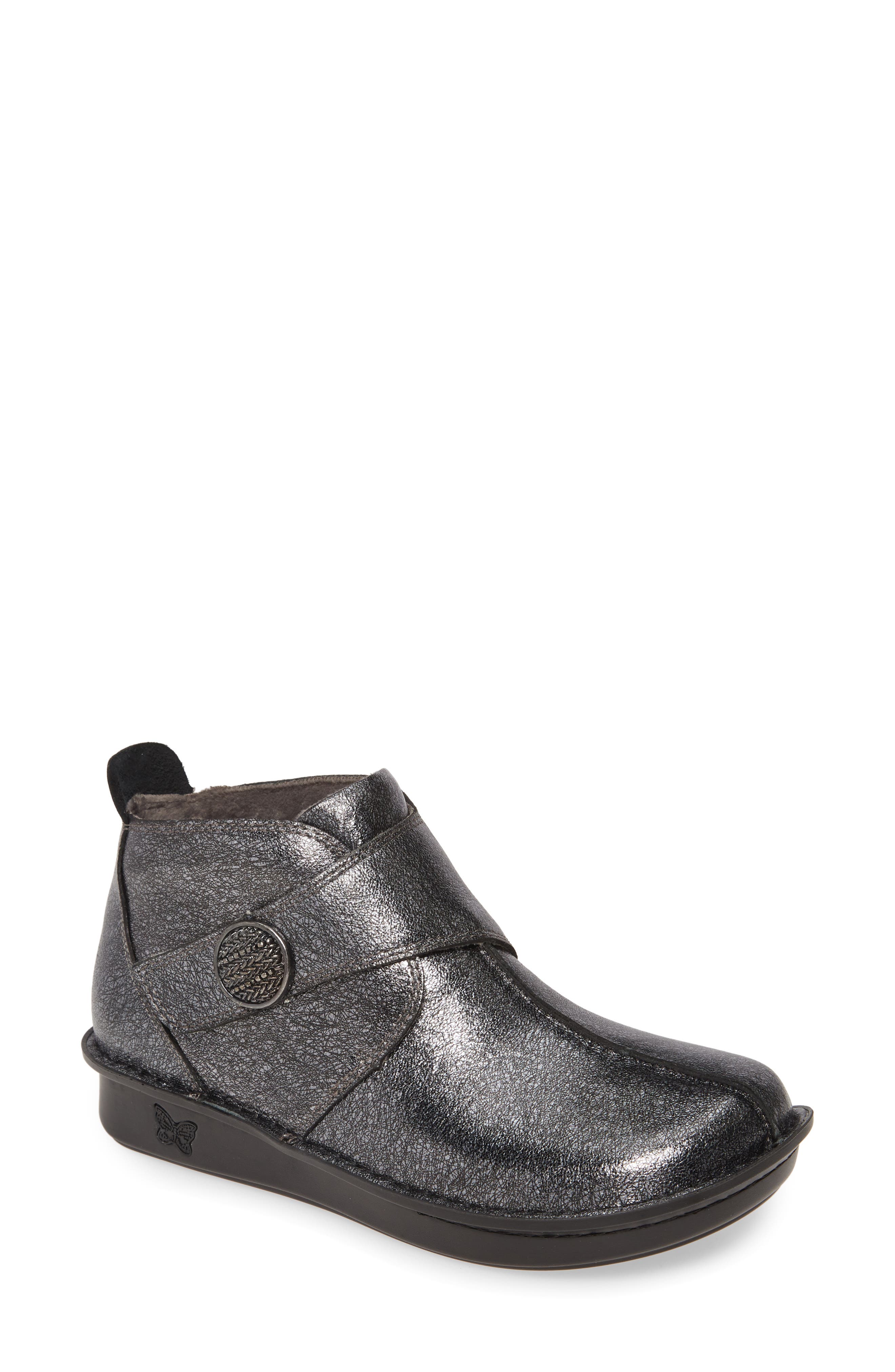 UPC 693016702909 product image for Women's Alegria 'Caiti' Boot, Size 7-7.5US / 37EU - Metallic | upcitemdb.com