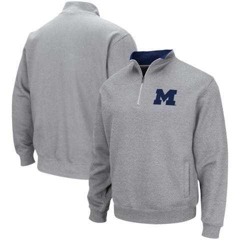 Men's Vineyard Vines Heather Gray Minnesota Vikings Shep Shirt Quarter-Zip  Sweatshirt