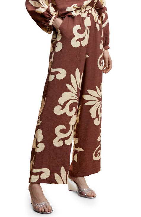 Women's MANGO Wide-Leg Pants