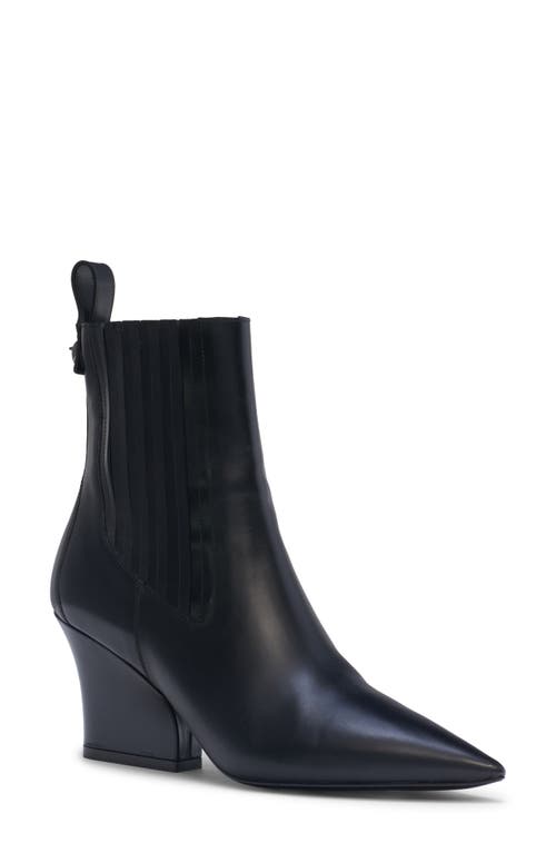 Shop Valentino Garavani Vlogo Lockette Chelsea Boot In 0no Nero