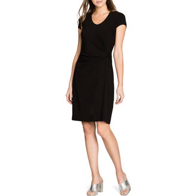 Nic+Zoe Ease Twist Dress, Black