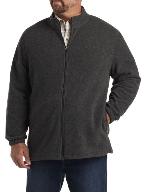 HARBOR BAY BY DXL HARBOR BAY BY DXL BIG & TALL FULL-ZIP POLAR FLEECE JACKET 