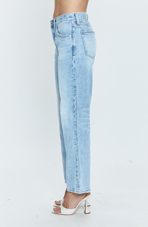 Pistola Lexi Midrise Bowed Straight Jeans In Enchanted Vintage In Coastal Vintage