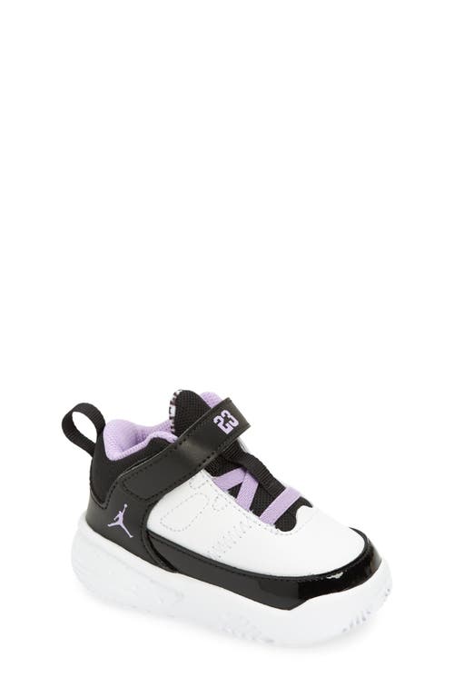 Nike Jordan Max Aura 3 Basketball Sneaker in Black/White/Lilac at Nordstrom, Size 6 M