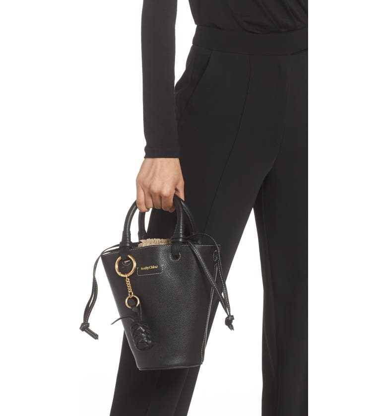 See by Chloé Cecilia Small Leather Bucket Bag | Nordstrom