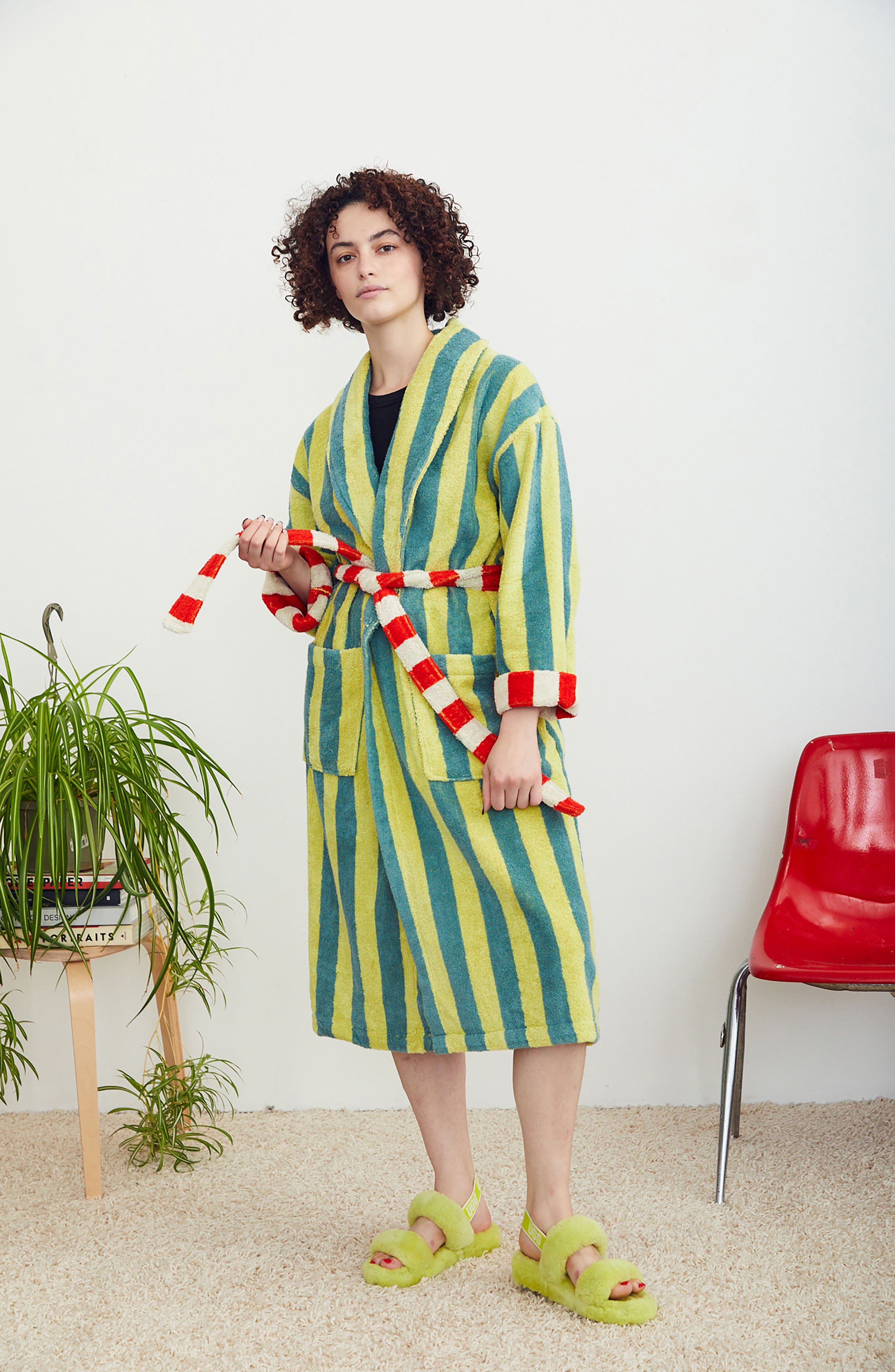Dusen Dusen Stripe Cotton Bathrobe Nordstrom