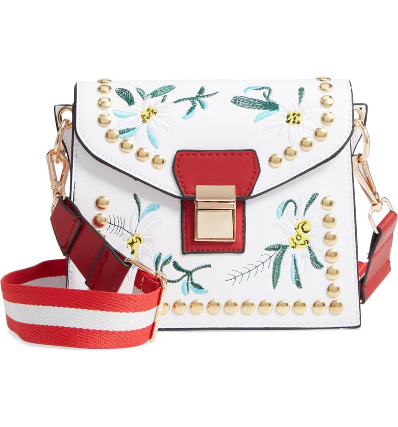 Fl Studded Crossbody Bag Fl Studded Crossbody Bag