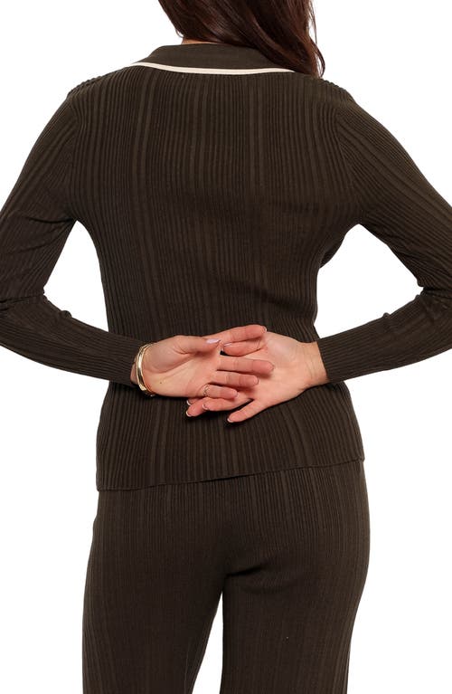 Petal And Pup Petal & Pup Alondra Rib Cardigan In Black