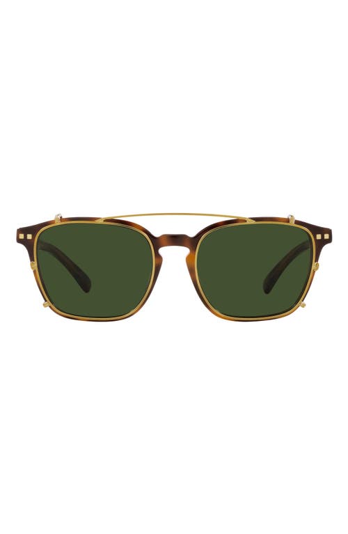 Brooks Brothers 55mm Square Sunglasses in Tortoise at Nordstrom