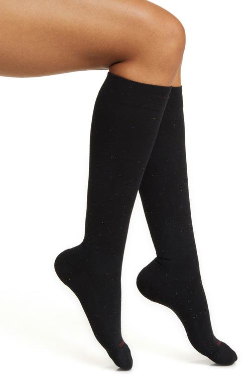 Recycled Cotton Blend Knee High Compression Socks in Galaxy