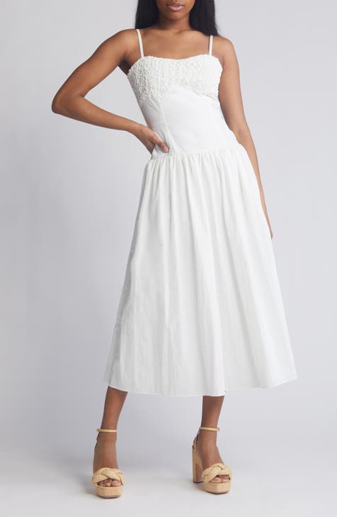 Sweetheart Neck Midi Sundress