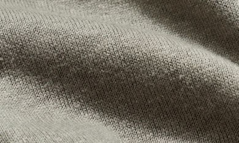 Billy Reid Short Sleeve Hemp Cotton Knit Shirt In Washed Grey