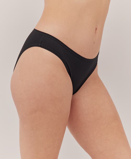 Shop Pact Organic Cotton Everyday Classic Fit Bikini 6-pack In Black