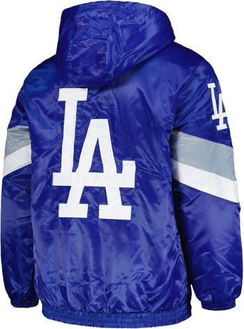 Starter Los Angeles Dodgers Impact Hoodie Half-zip Jacket At