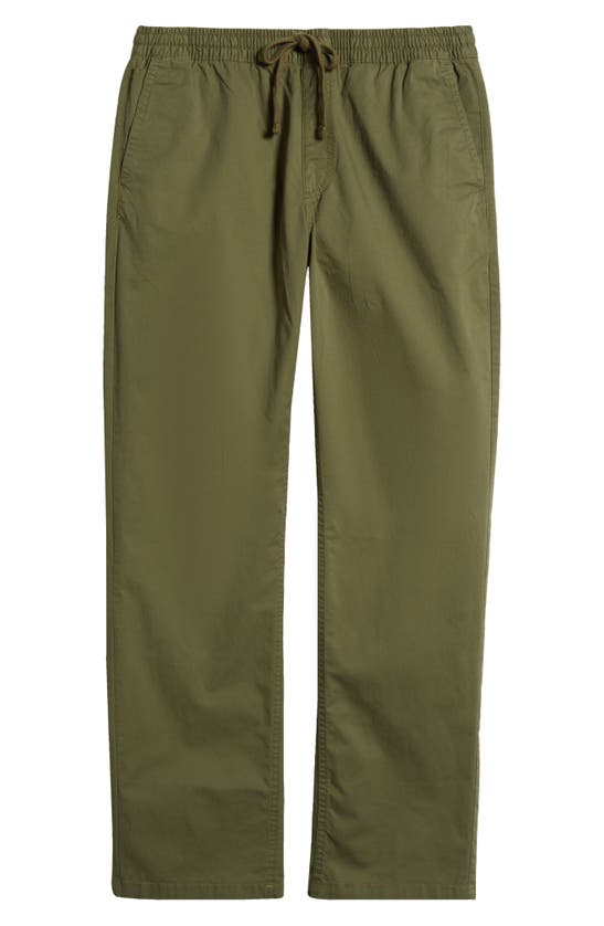 Vans Range Relaxed Elastic Waist Pants In Olivine