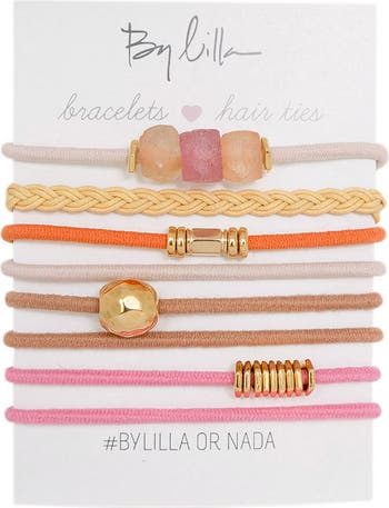 By Lilla Set Of 8 Bracelet Hair Ties Nordstrom By Lilla Set Of 8 Bracelet Hair Ties Nordstrom